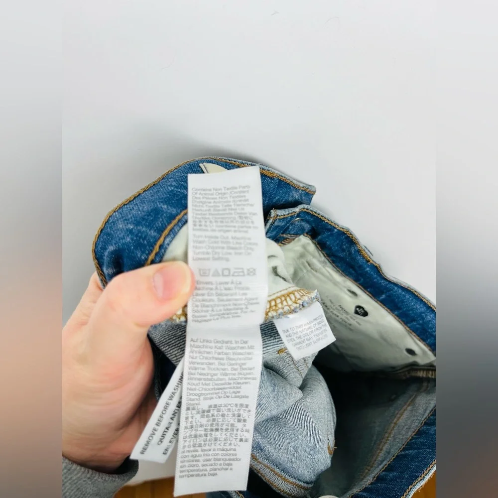 Madewell High Rise Balloon Jeans Medium Wash Size 25 - Picture 6 of 8